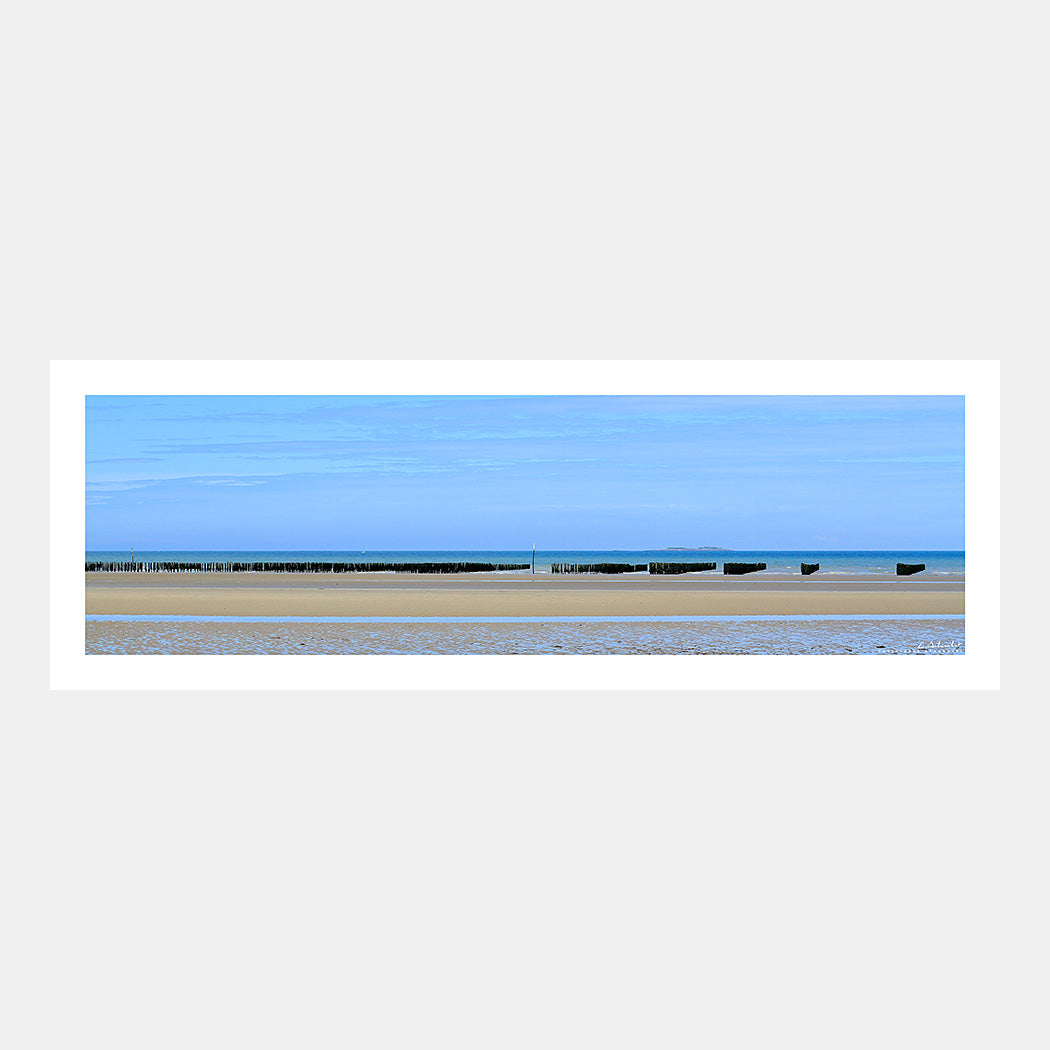Poster photo 1508 Utah Beach et le fort Saint-Marcouf