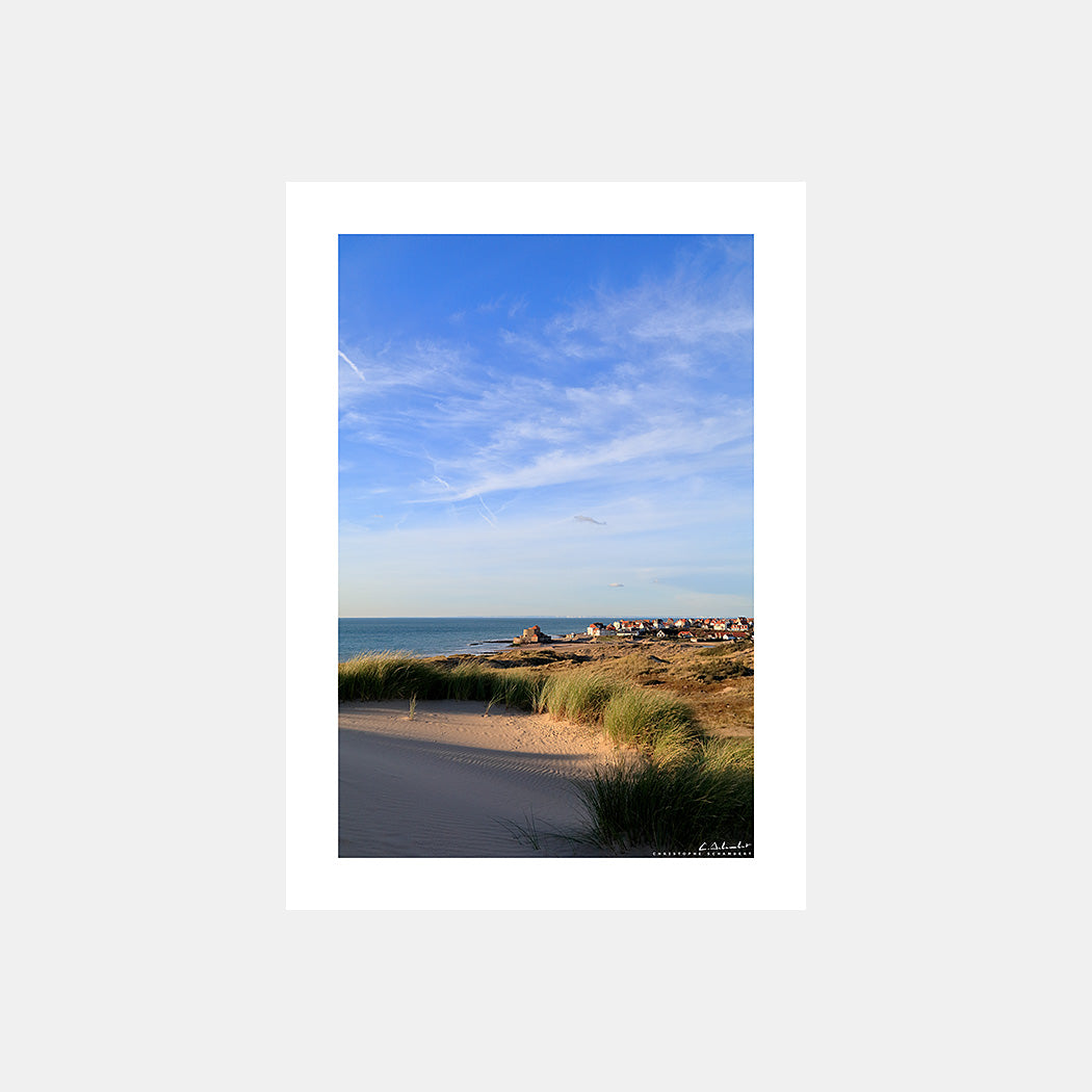 Photo poster 2142 Ambleteuse and the English Channel from the dunes