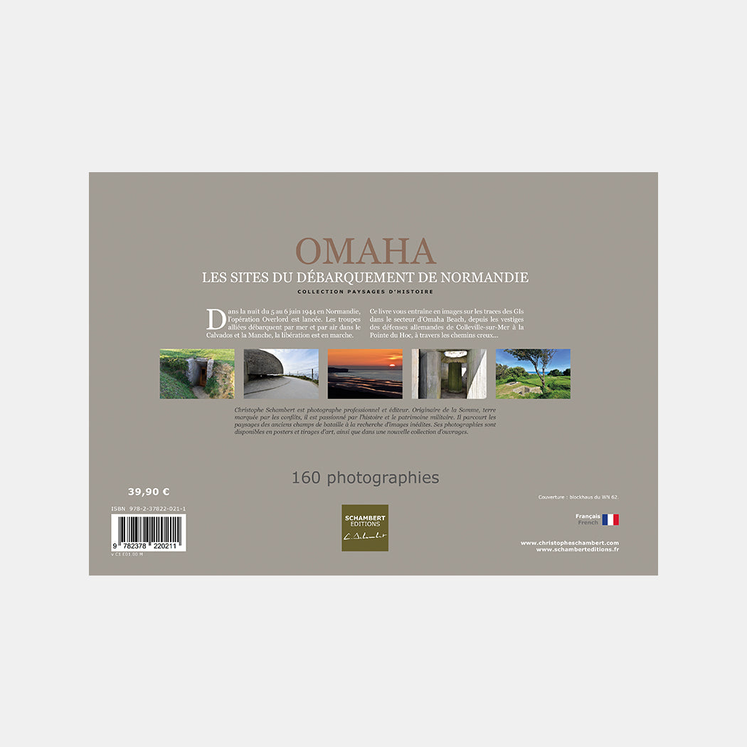 Livre photo Omaha Les sites du débarquement de Normandie Dos
