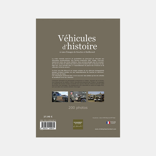 Livre photo Véhicules d'Histoire 10 ans d'images - Dos.