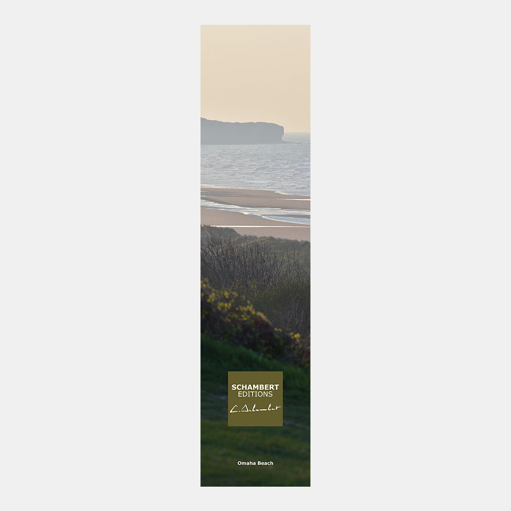 Marque-page PH101 Omaha Beach Colleville-sur-Mer Normandie Recto